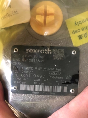 Rexroth A10VSO100 Hydraulic Pump 28-140cc Displacement ISO Certified
