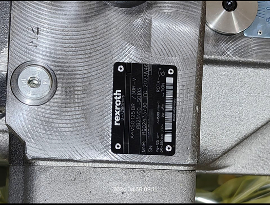 Rexroth A4VSO Hydraulic Piston Pump 350 Bar Max Pressure 8 kg Weight