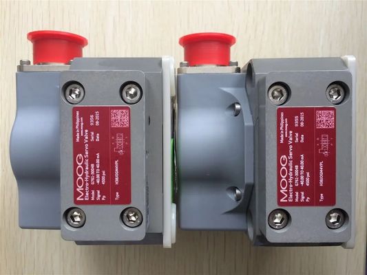 Original German Made Moog Servo Valve with Micro5p Charging 1A Rated Current and 24V 220V Voltage for Flow and Pressure Control