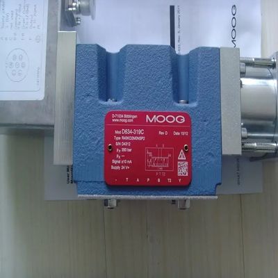 Moog Servo Valve Electric Hydraulic Servo Valve with 24V 220V Voltage 1A Rated Current and 50 Hz Rated Frequency