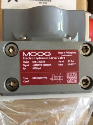 German Original Moog Servo Valve with 1800-3000 RPM Rotation Speed Pressure Compensator Control for LED Touch Applications
