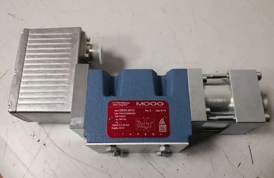 Moog Servo Valve Electro-Hydraulic Servo Valve with Rotary Pump Piston Pump and 280 Bar Pressure Rating