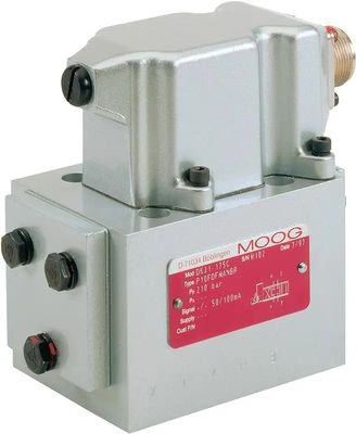 Moog Servo Valve with G3/8 Outlet Port Lip Seal or Mechanical Seal and Horizontal Pump Shaft for Hydraulic Systems