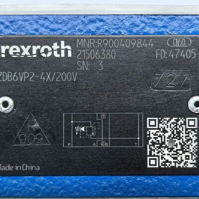 R900409844 ZDB6VP2-4X/200V Rexroth stacked overflow valve, original from Germany