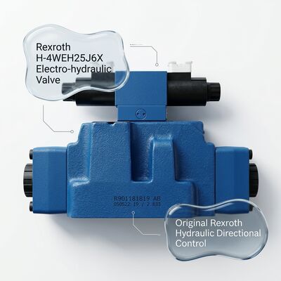 R900932940 H-4WEH25J6X/6EG24N9ETK4/B10D3 Hydraulic valve original electro-hydraulic directional valve Rexroth