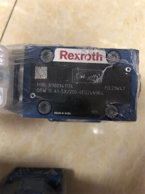 R900926249  DBW10A2-5X/200-6EG24N9K4 Electromagnetic overflow valve from Rexroth, Germany
