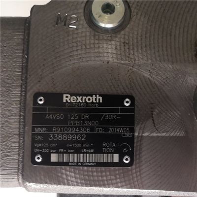 A4VSO71LR2G/30L-PPB13N00 A4VSO71EO1/30L-PPB25N00 Rexroth axial piston pump motor excavator piston pump German made quality guarantee for one year