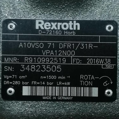 A10VSO10DR/52R-PPA14N00 A10VSO10DR/52R-PSC64N00 A10VSO10DR/52R-PUC64N00 A10VSO10DR/52L-PUC64N00 A10VSO10DR/52R-PKC64N00 Rexroth Hydraulic German Plunger Pump
