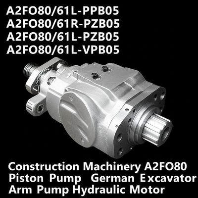German Rexroth A2FO80 Piston Pump with 3 Speed Settings 12 Months Warranty and 100% Tested for Construction Machinery