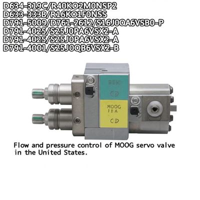 Moog Servo Valve with Cast Iron Housing for Building Materials Industry and Customized Processing Support