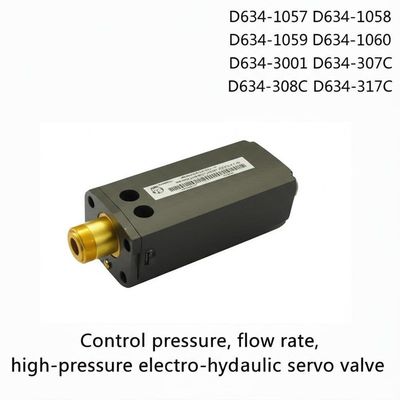 Moog Servo Valve with 10 l/min Pilot Control Flow 18 to 140 Sizes and Clockwise Rotation for High Pressure Applications