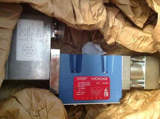 Original Moog Servo Valve from Germany with 280 bar Max Pressure 3 Speed Settings and Customized Processing Support