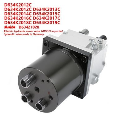 Moog Servo Valve Electric Hydraulic Servo Valve with 24V 220V Voltage 1A Rated Current and 50 Hz Rated Frequency