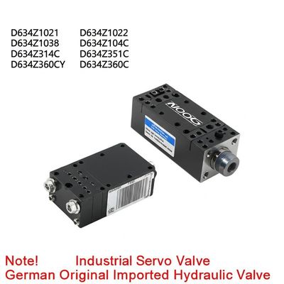 German Original Imported Moog Servo Valve with 280 bar Pressure Rating and Threaded or Flanged Inlet for Hydraulic Systems