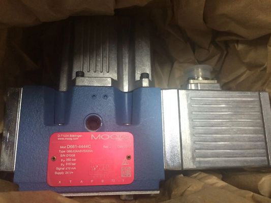 Original Imported Moog Servo Valve with G3/4 Outlet Port Size and 0.1 kW Power for Industrial Hydraulics
