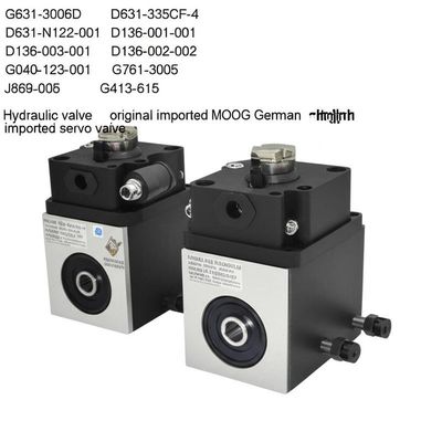Original Imported Moog Servo Valve with G3/4 Outlet Port Size and 0.1 kW Power for Industrial Hydraulics