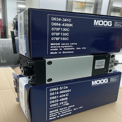 Original Imported Moog Servo Valve with Single Cylinder Keyed or Splined Shaft and Free Maintenance