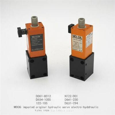 Moog Servo Valve Electro-Hydraulic Servo Valve with 290*180mm Size Up to 1000 cc/rev Displacement and Pressure Compensated Control