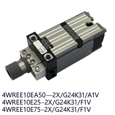4WREE10EA50-2X/G24K31/A1V
4WREE10E25-2X/G24K31/F1V
4WREE10E75-2X/G24K31/F1V German made Rexroth hydraulic directional proportional solenoid valve