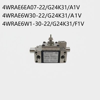 4WRAE6EA07-22/G24K31/A1V
4WRAE6W30-22/G24K31/A1V
4WRAE6W1-30-22/G24K31/F1V Rexroth German made hydraulic electromagnetic directional valve