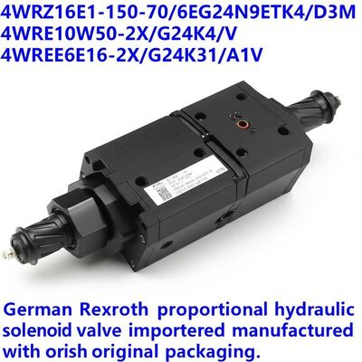 4WRZ16E1-150-70/6EG24N9ETK4/D3M
4WRE10W50-2X/G24K4/V
4WREE6E16-2X/G24K31/A1V German Rexroth proportional hydraulic solenoid valve imported and manufactured with original packaging