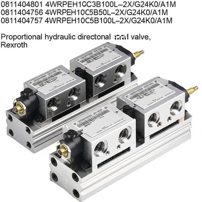 0811404801 4WRPEH10C3B100L–2X/G24K0/A1M
0811404756 4WRPEH10C5B50L–2X/G24K0/A1M
0811404757 4WRPEH10C5B100L–2X/G24K0/A1M Proportional hydraulic directional valve, German made solenoid valve, Rexroth