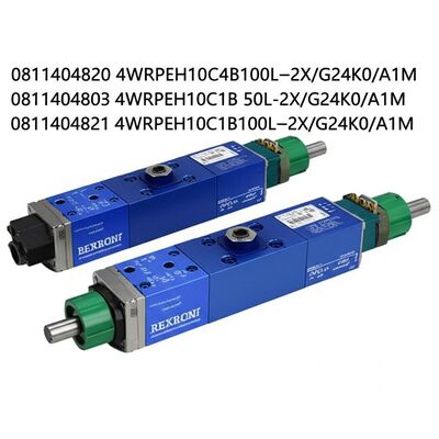 0811404820 4WRPEH10C4B100L–2X/G24K0/A1M
0811404803 4WRPEH10C1B 50L–2X/G24K0/A1M
0811404821 4WRPEH10C1B100L–2X/G24K0/A1M German Rexroth manufactures proportional hydraulic directional valve