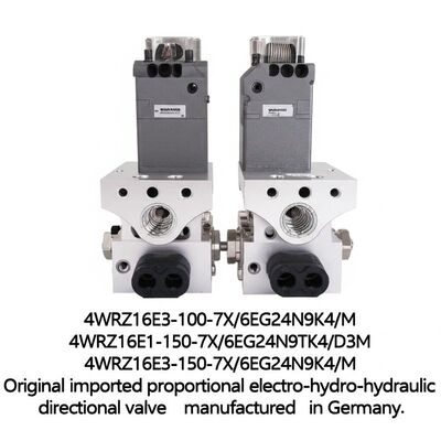 4WRZ16E3-100-7X/6EG24N9K4/M
4WRZ16E1-150-7X/6EG24N9TK4/D3M
4WRZ16E3-150-7X/6EG24N9K4/M Original imported proportional electro-hydraulic directional valve manufactured by Rexroth in Germany