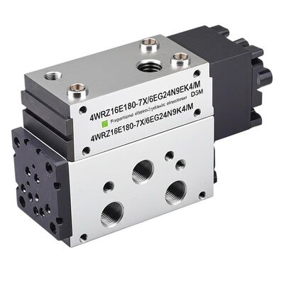 4WRZ16E180-7X/6EG24N9EK4/M
4WRZ16E180-7X/6EG24N9K4/D3M
4WRZ16E180-7X/6EG24N9K4/M Proportional electro-hydraulic directional valve, manufactured by Rexroth in Germany, hydraulic valve