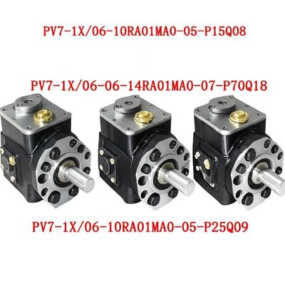 PV7-1X/06-10RA01MA0-05-P15Q08
PV7-1X/06-14RA01MA0-07-P70Q18	
PV7-1X/06-10RA01MA0-05-P25Q09 PV7 hydraulic oil pump, German Rexroth original stock imported blade pump