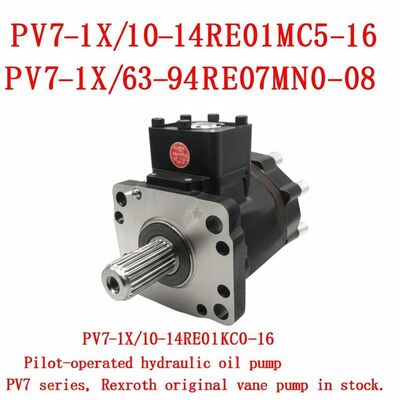 PV7-1X/10-14RE01MC5-16	
PV7-1X/63-94RE07MN0-08
PV7-1X/10-14RE01KC0-16 Pilot-operated hydraulic oil pump PV7 series, Rexroth original vane pump in stock