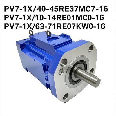 PV7-1X/40-45RE37MC7-16
PV7-1X/10-14RE01MC0-16
PV7-1X/63-71RE07KW0-16 Rexroth, a German manufacturer, offers the PV7 series of pilot-operated vane pumps, a hydraulic oil pump, available in stock