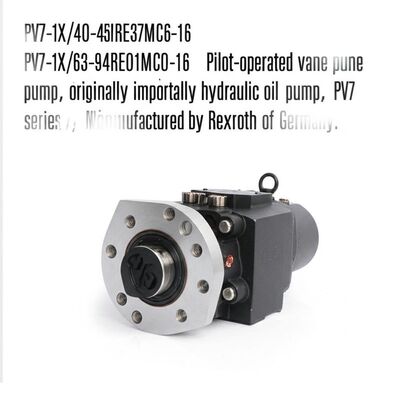 PV7-1X/40-45RE37MC6-16
PV7-1X/63-94RE07MW0-08
PV7-1X/16-20RE01MC0-16 Pilot-operated vane pump, originally imported hydraulic oil pump, PV7 series, manufactured by Rexroth of Germany