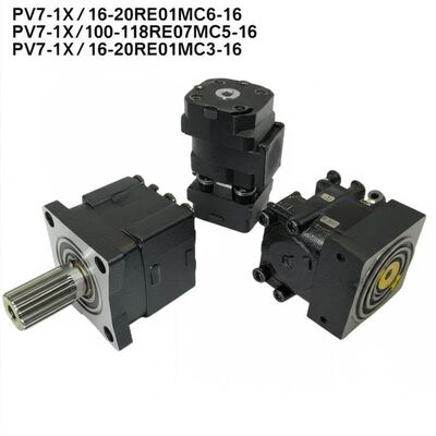 PV7-1X/16-20RE01MC6-16
PV7-1X/100-118RE07MC5-16	
PV7-1X/16-20RE01MC3-16 The hydraulic pump is an original imported PV7 series vane pump, manufactured by Rexroth in Germany, featuring a pilot-operated 