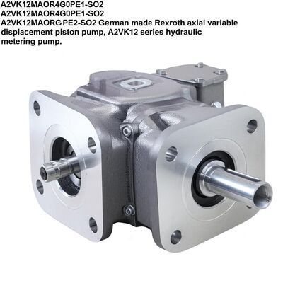 A2VK12MAOR4G0PE1-SO2
A2VK12MAGR4G0PE1-SO2
A2VK12MAOR4G1PE2-SO2 German made Rexroth axial variable displacement piston pump A2VK12 series hydraulic metering pump