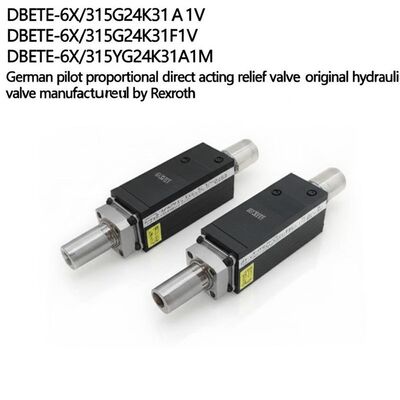 DBETE-6X/315G24K31A1V
DBETE-6X/315G24K31F1M
DBETE-6X/315G24K31F1V
DBETE-6X/315YG24K31A1M  German pilot proportional direct acting relief valve original hydraulic valve manufactured by Rexroth