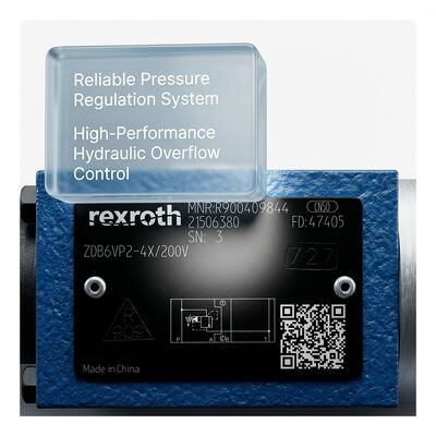 R900409844 ZDB6VP2-4X/200V Rexroth stacked overflow valve, original from Germany