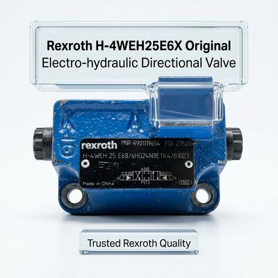 R901119654 H-4WEH25E6X/6HG24N9ETK4/B10D3 Rexroth electro-hydraulic directional valve original hydraulic valve