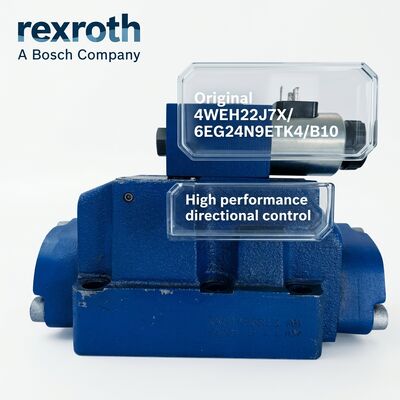 R900932049 4WEH22J7X/6EG24N9ETK4/B10 Original Rexroth electro-hydraulic directional valve