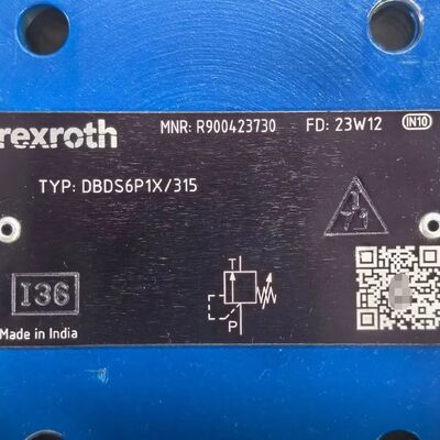 R900424278  DBDS20P1X/315 German Rexroth overflow valve
